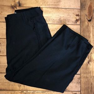 Jamie Sadock Black Crop Golf Pants 100% Polyester